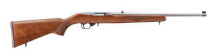 Ruger 10/22 Sporter 22lr Rimfire Rifle - 18.5" - Stainless - Stained Walnut